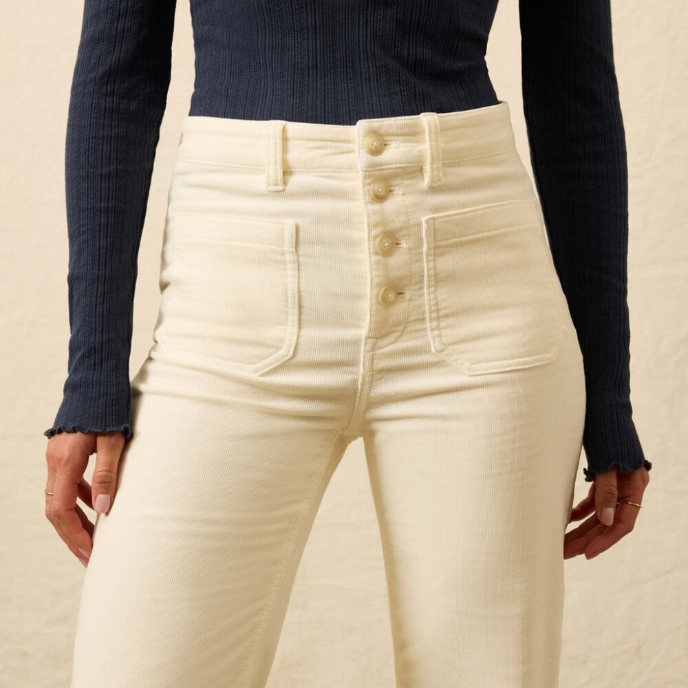 Faherty Stretch Terry Cord Patch Pocket Pants In … - image 4